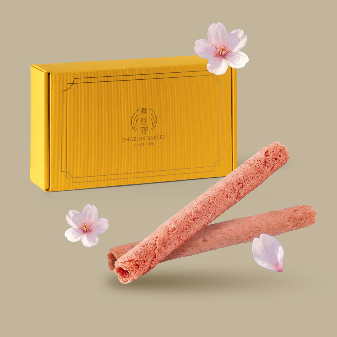 日本櫻花蛋捲 (8條)