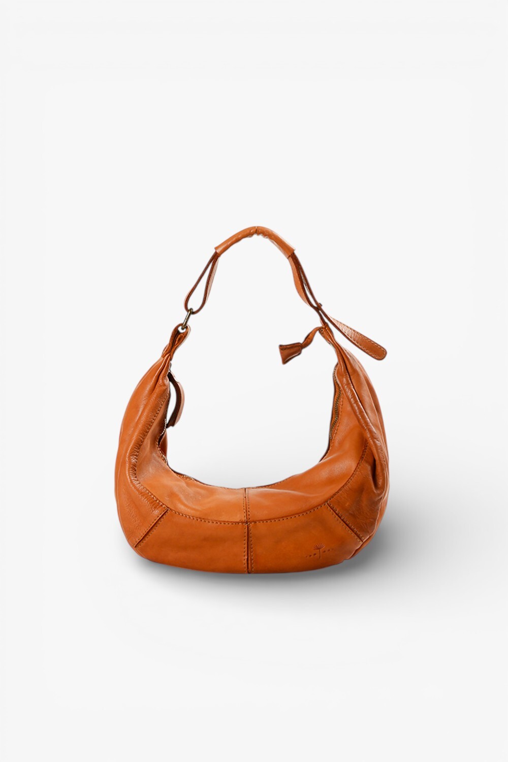 Noa 肩背牛角包 棕色