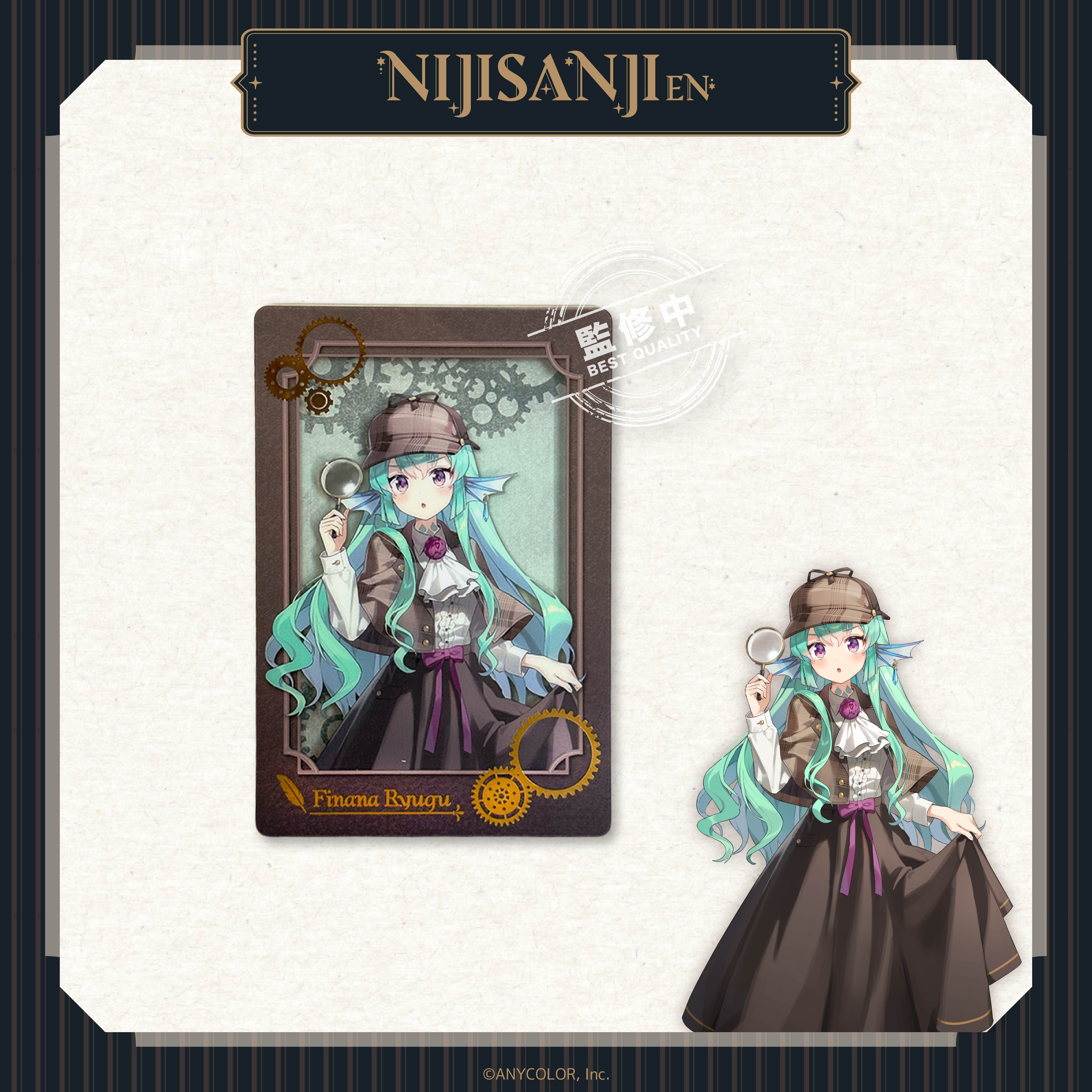 【預購】NIJISANJI EN-偵探謎影系列-立繪壓克力磚-Finana Ryugu