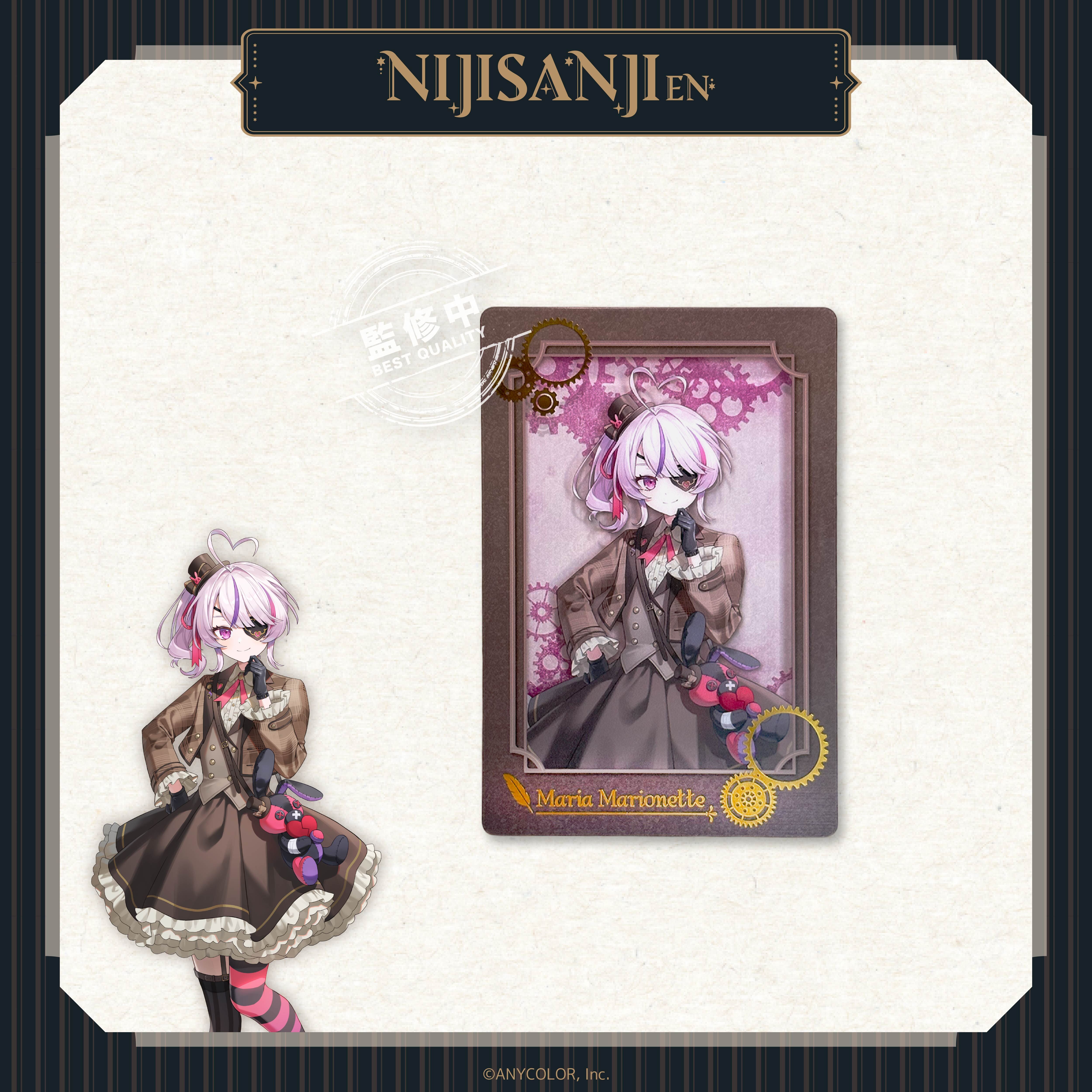 【預購】NIJISANJI EN-偵探謎影系列-立繪壓克力磚-Maria Marionette