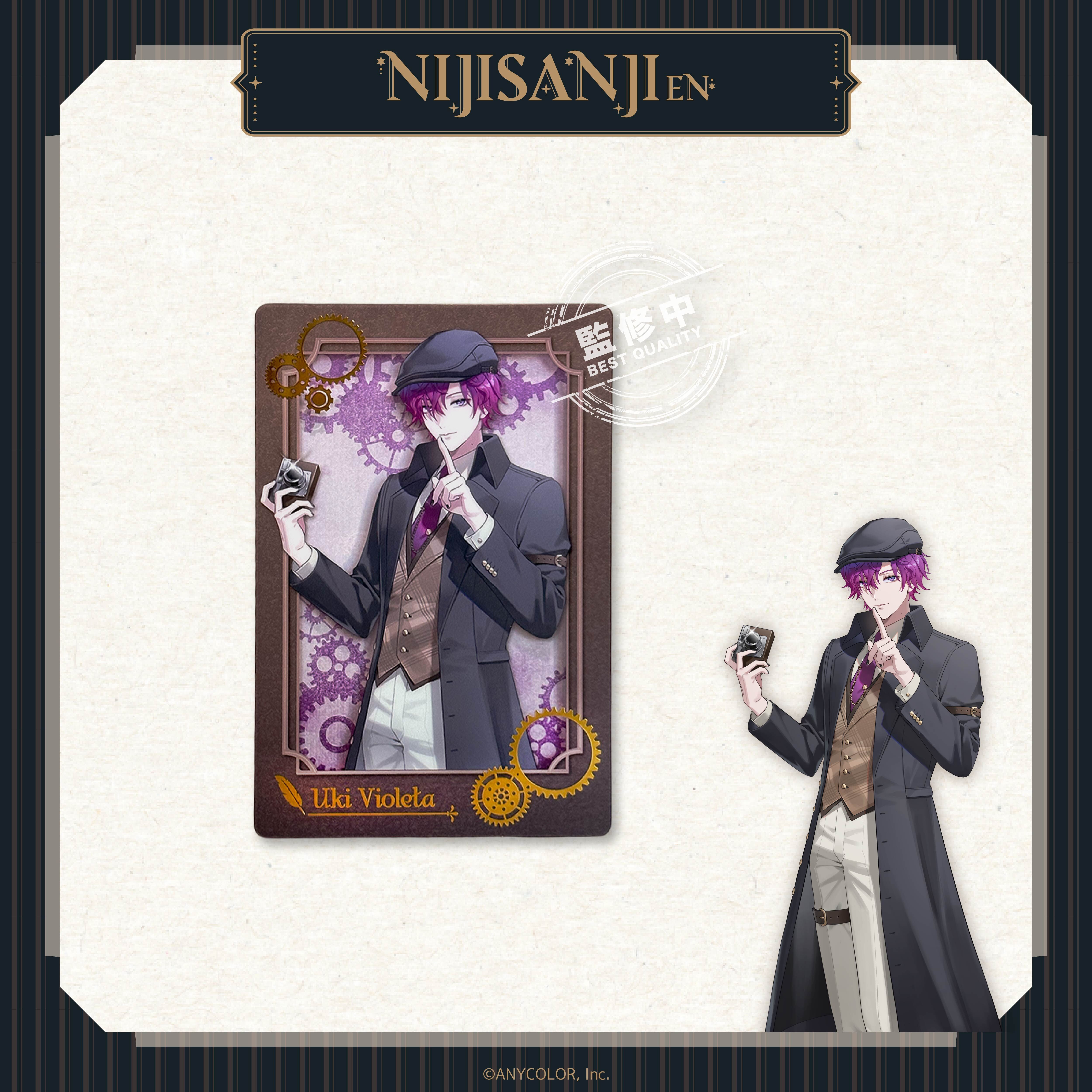 【預購】NIJISANJI EN-偵探謎影系列-立繪壓克力磚-Uki Violeta