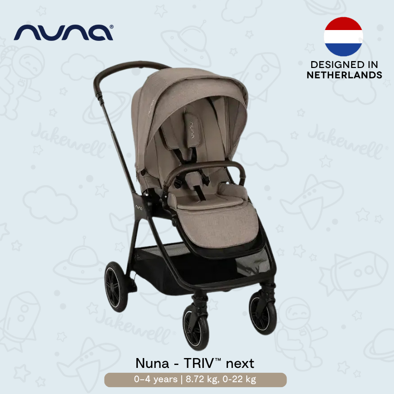 Nuna - TRIV™ next 輕量型雙向嬰兒推車 (雪松棕)