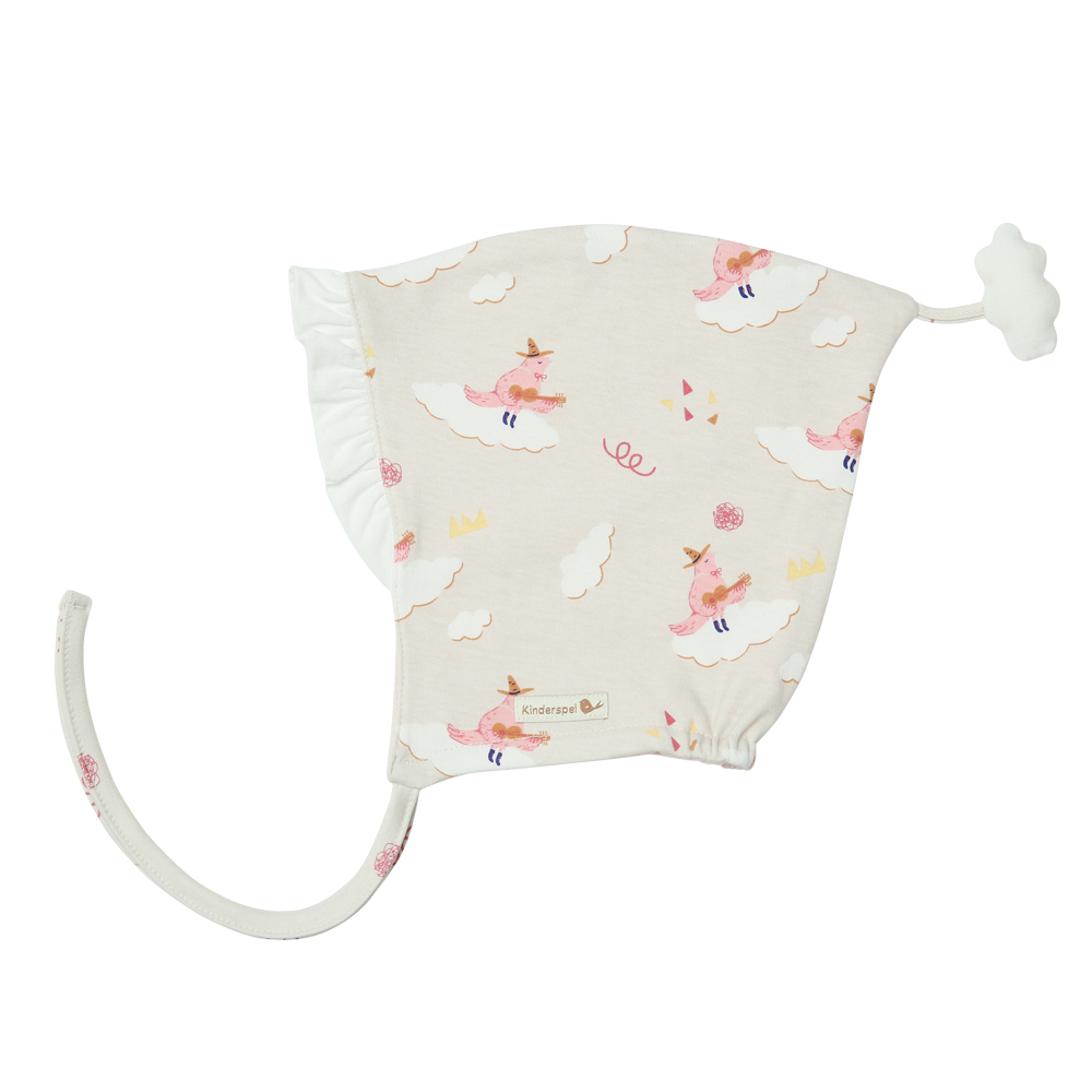 Kinderspel 韓國 雙面穿戴．正韓造型嬰兒棉帽｜搖滾小紅雀