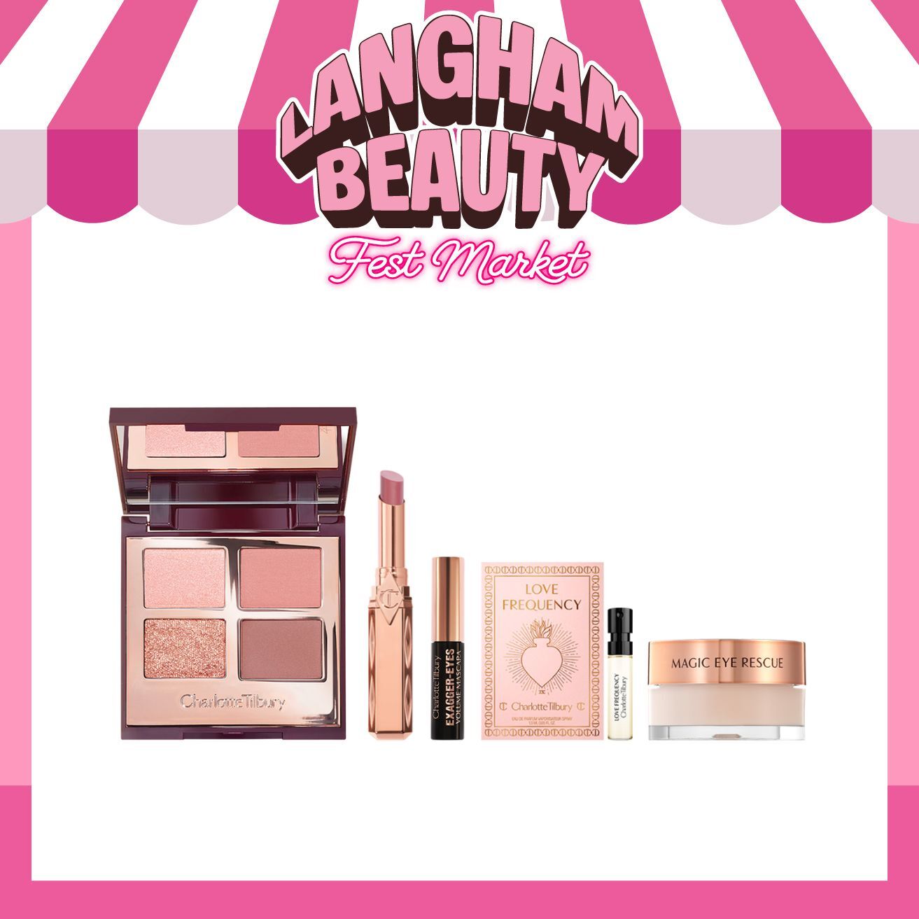 CHARLOTTE TILBURY 夢幻裸粉美妝套裝