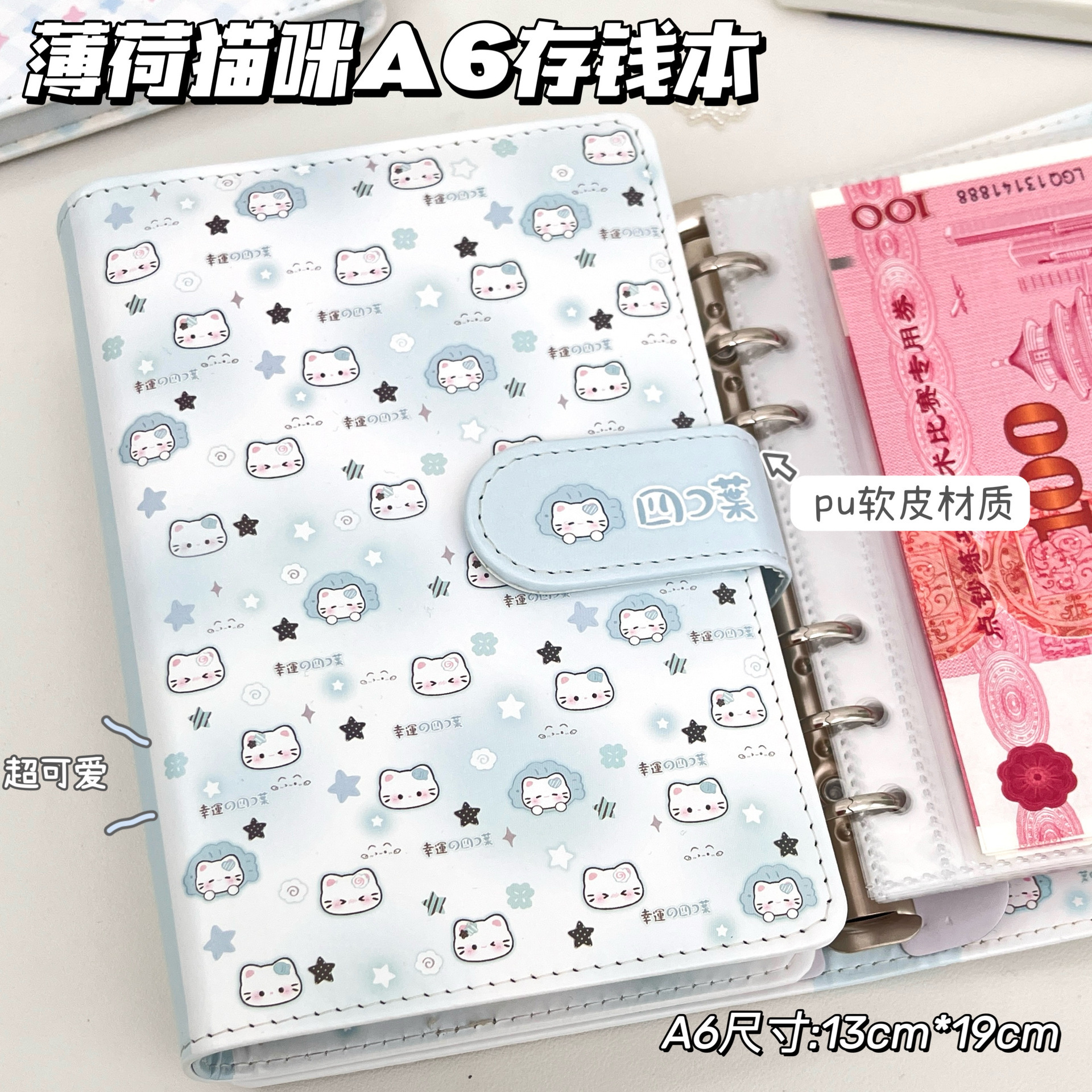 A6 Budget Binder Cash Envelope Organizer