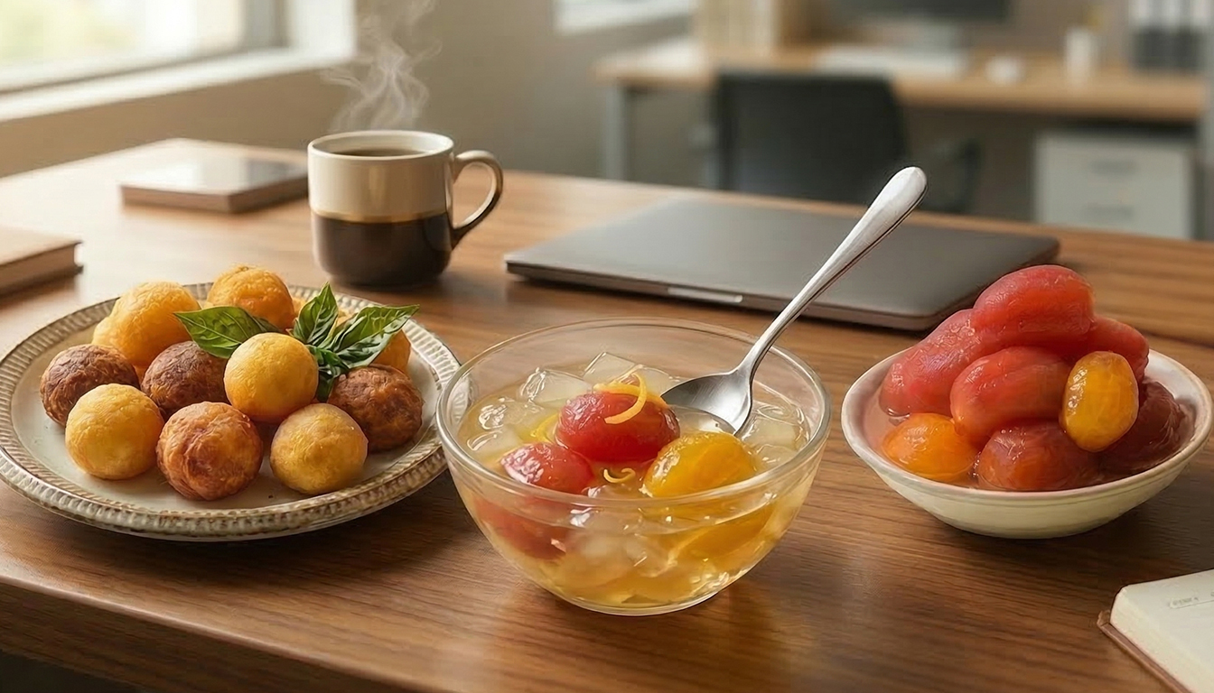 協發行番茄梅梅酸甜漬物擺盤-春日餐桌開胃小菜搭配-2026網購美食評價