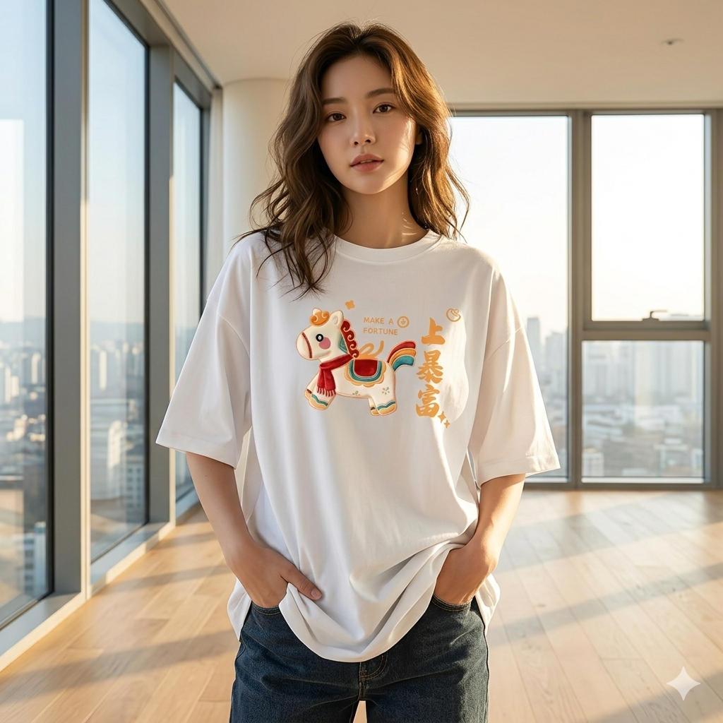 【ASister 小姊姊】AS2345#女裝｜純棉上衣☆*馬上暴富*中長版短袖T恤(10色 S-3XL)