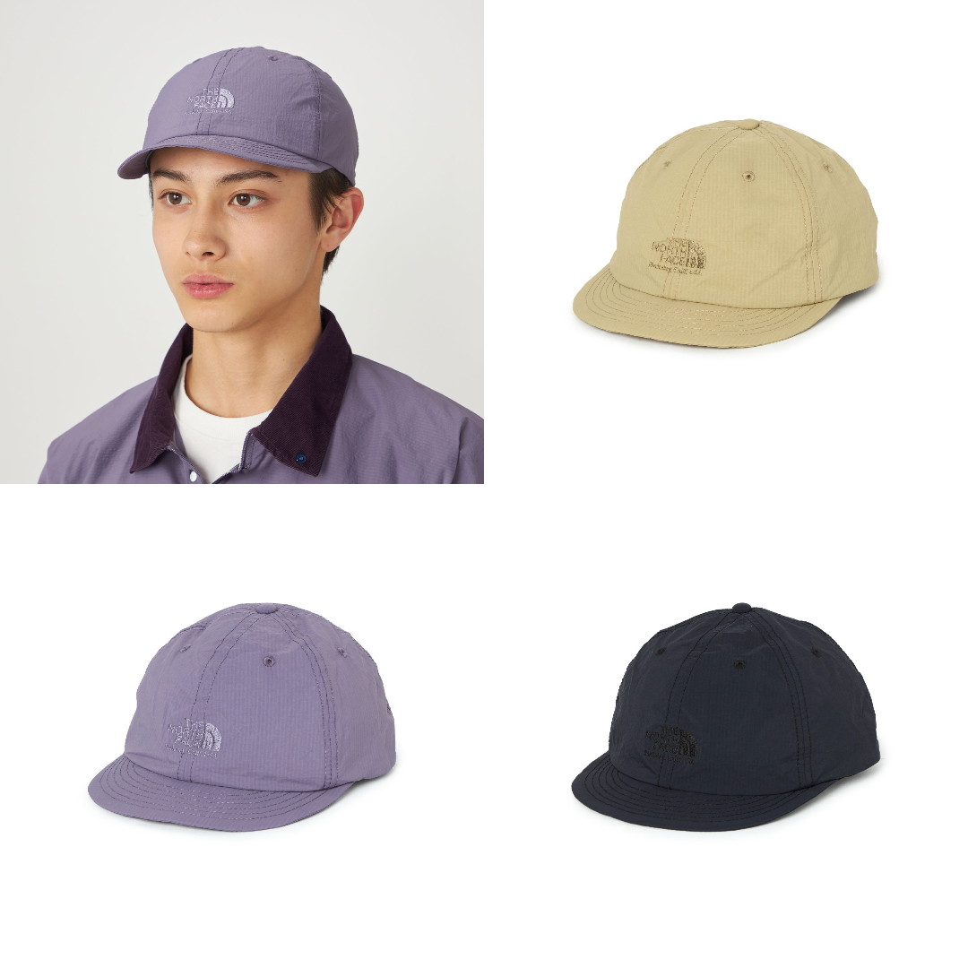 預購┃日本 紫標 TNF PURPLE LABEL Nylon Ripstop Field Cap 透氣 抗撕裂 短帽簷 帽子 抽繩