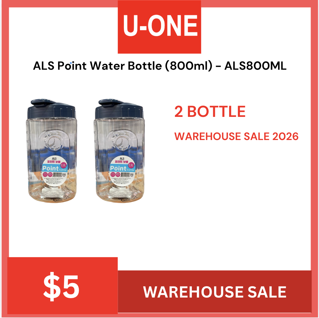 WAREHOUSE SALE ALS Point Water Bottle (800ml) - ALS800ML