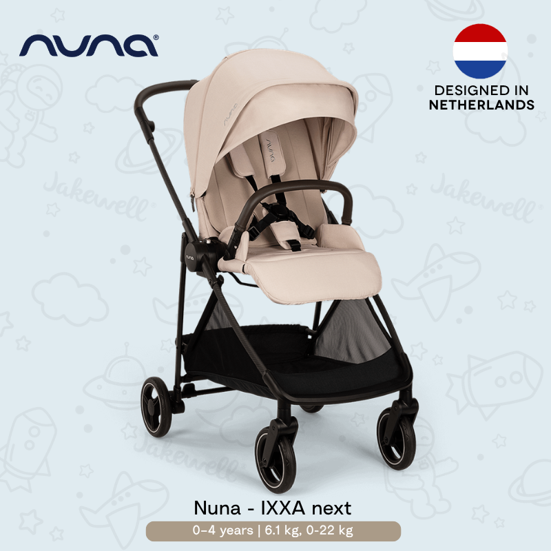 Nuna - IXXA™ next雙向嬰兒推車 (初生至4歲) 奶油杏
