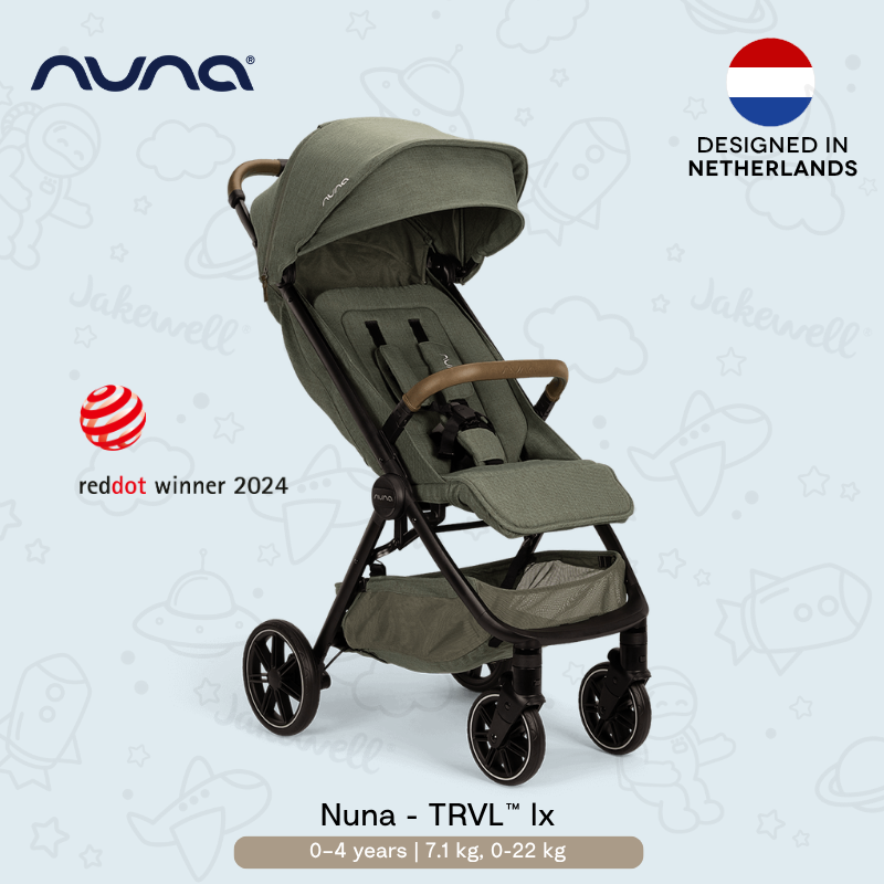 Nuna - TRVL™ lx 輕量自動收摺嬰兒推車 (初生至4歲)