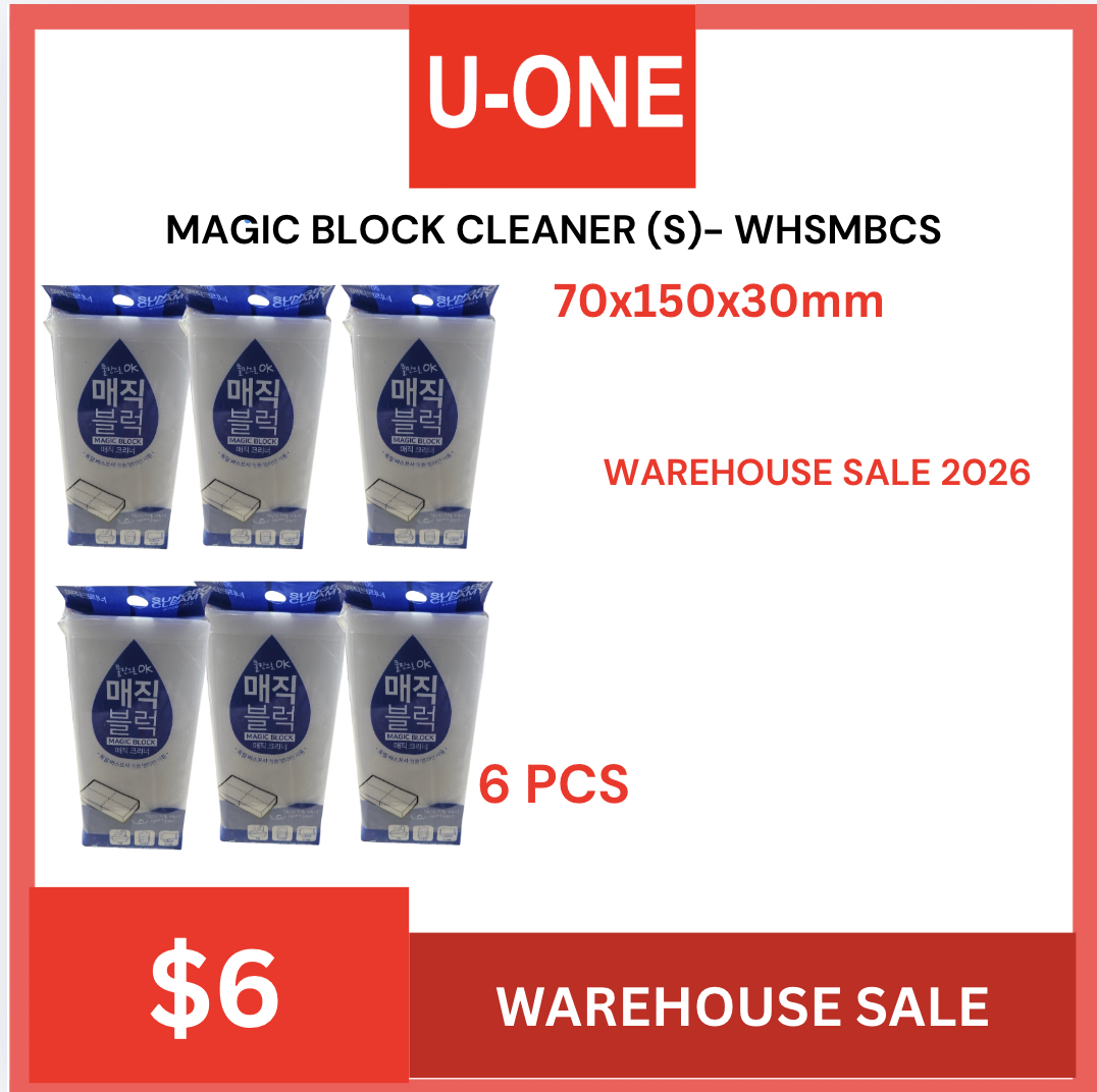 WAREHOUSE SALE MAGIC BLOCK CLEANER (S)- WHSMBCS