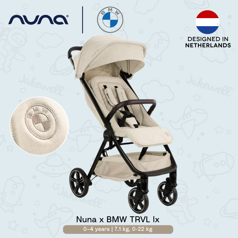 Nuna  x BMW TRVL lx 豪華版自動收摺嬰兒推車 (初生至4歲)