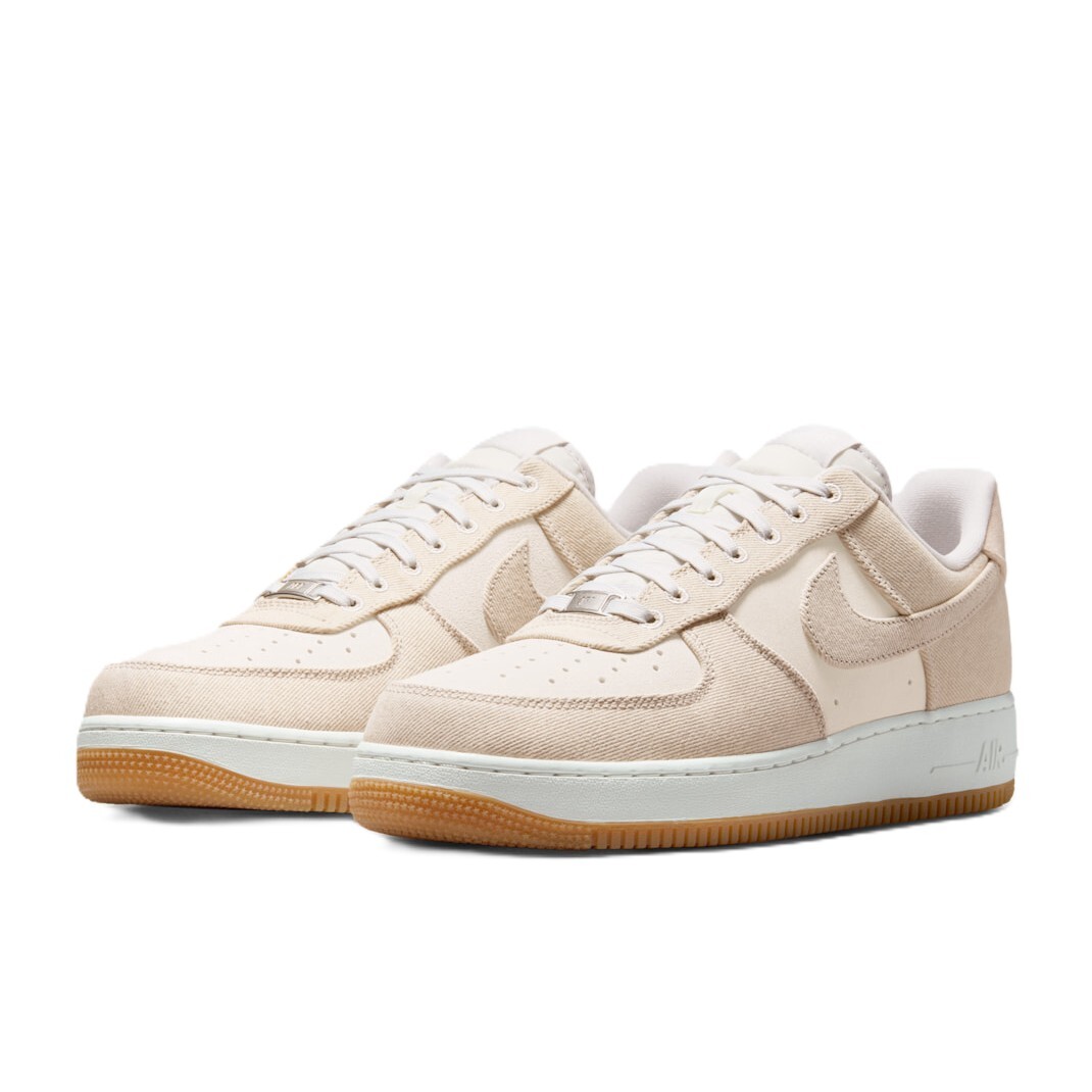 男鞋 NIKE AIR FORCE 1 '07 LV8 淺卡其 牛仔布 帆布 緩震 透氣 經典 休閒鞋【IR0951-001】AF1