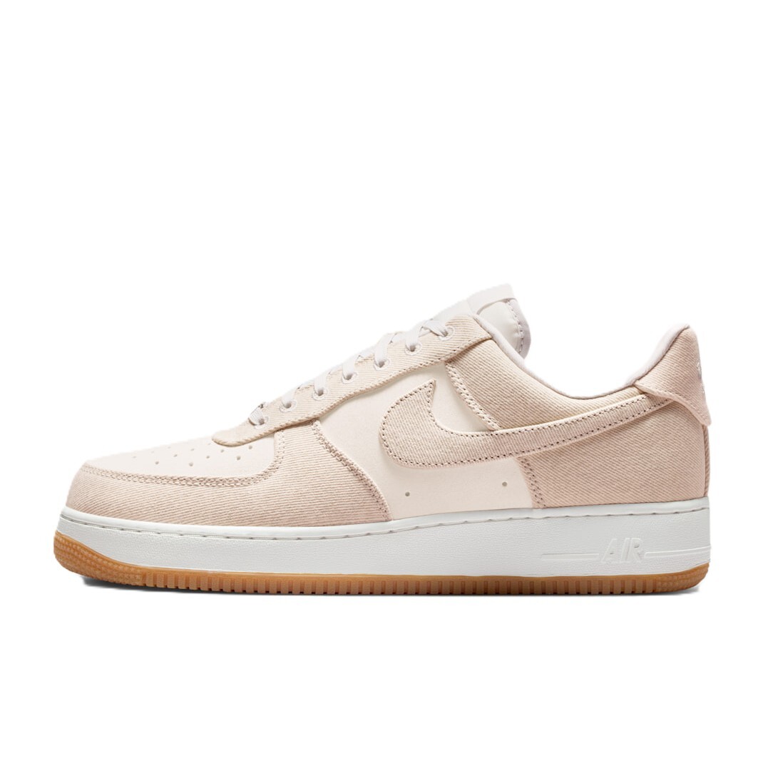 男鞋 NIKE AIR FORCE 1 '07 LV8 淺卡其 牛仔布 帆布 緩震 透氣 經典 休閒鞋【IR0951-001】AF1