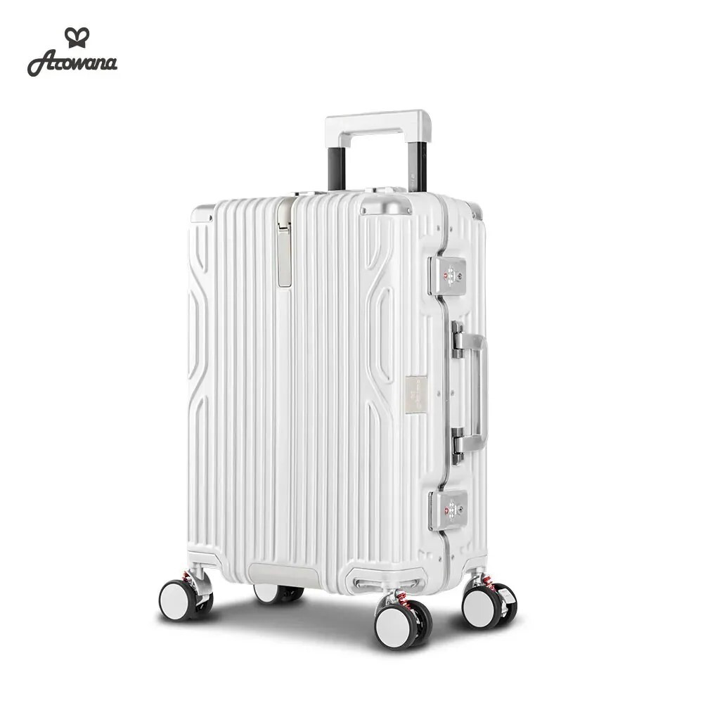【Arowana 亞諾納】極致美學煞車避震輪鋁框行李箱/旅行箱