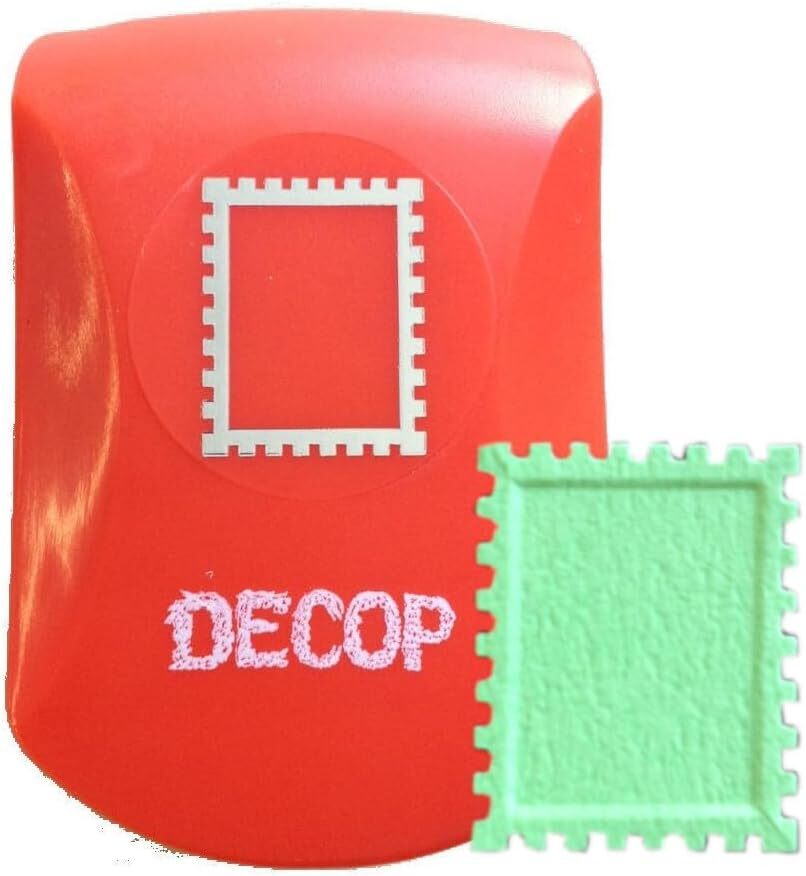 DECOP EMBOS 剪貼簿小道具 郵票 裁切同時壓花