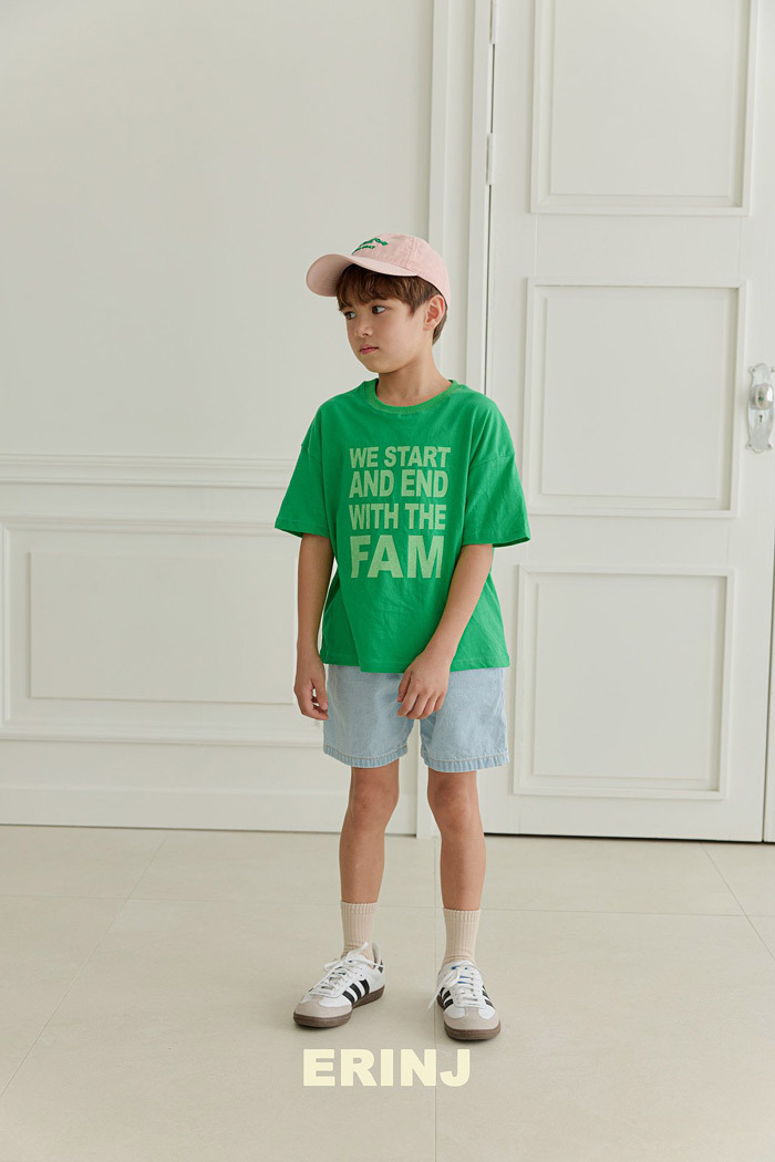 正韓夏Erin_J 兩色原色日常牛仔短褲