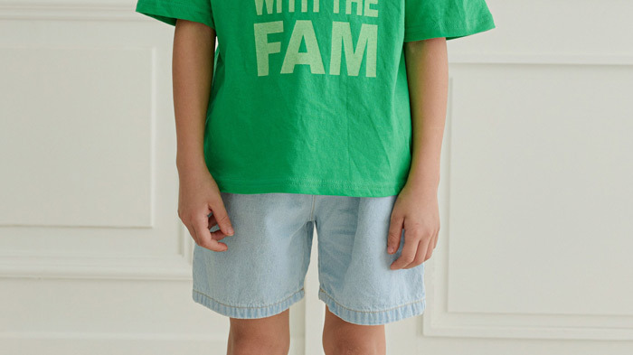 正韓夏Erin_J 兩色原色日常牛仔短褲