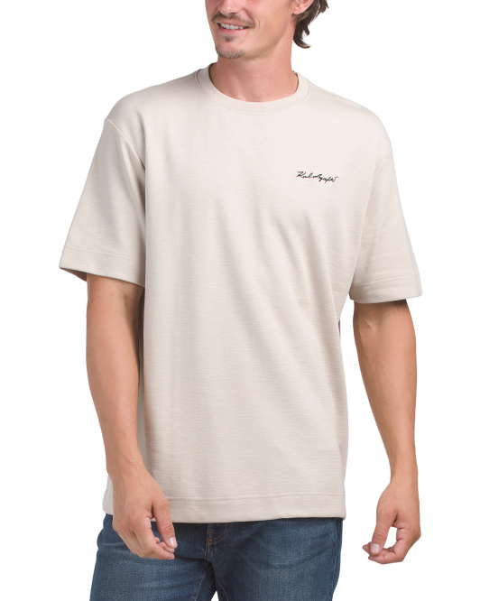 【預購】H032706 KARL LAGERFELD PARIS 刺繡 Logo 圓領 T 恤