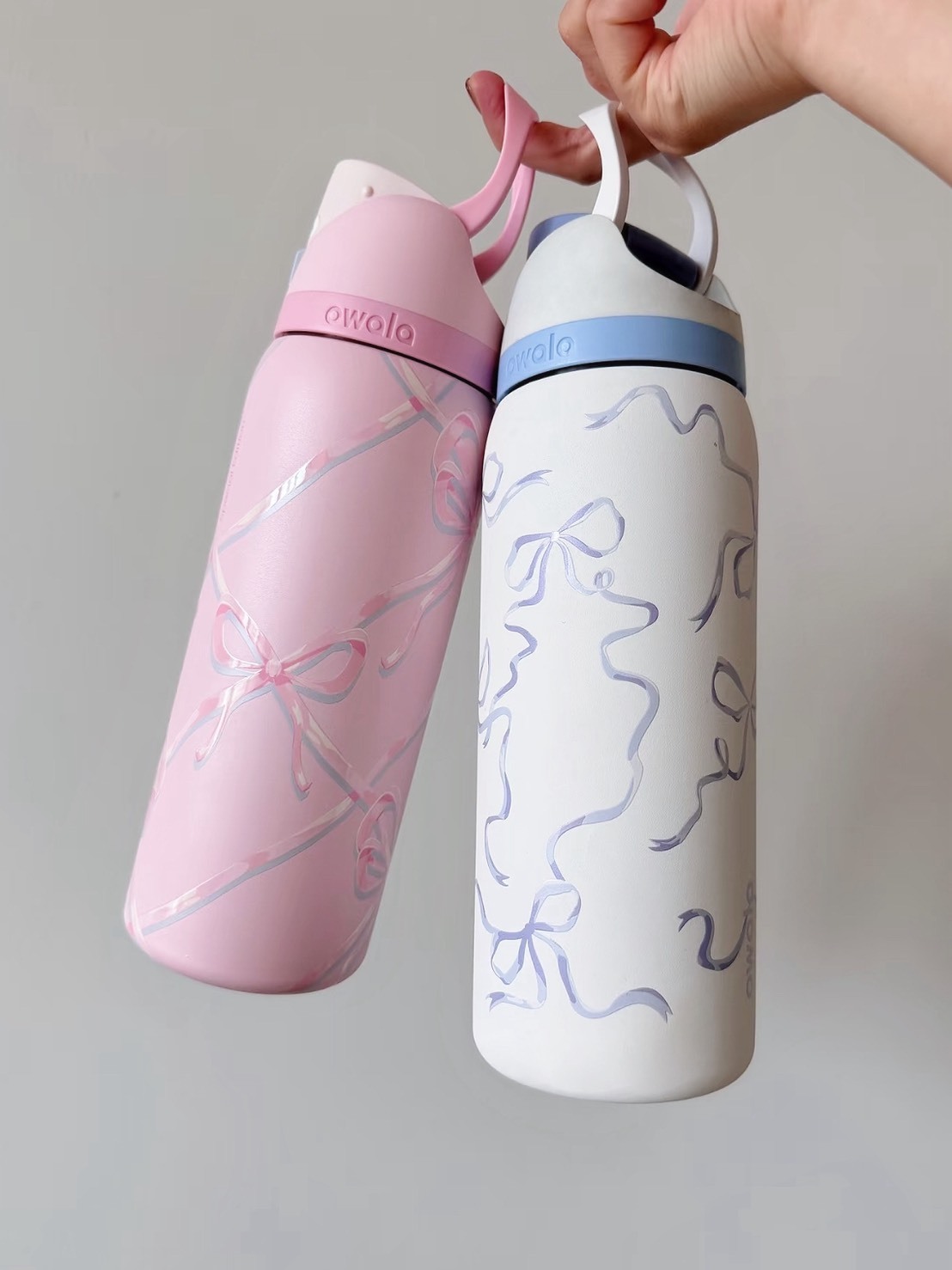 極限量‼️ OWALA FREESIP 32OZ 粉色 櫻花粉 蝴蝶結 冷水杯 直飲杯 吸管杯