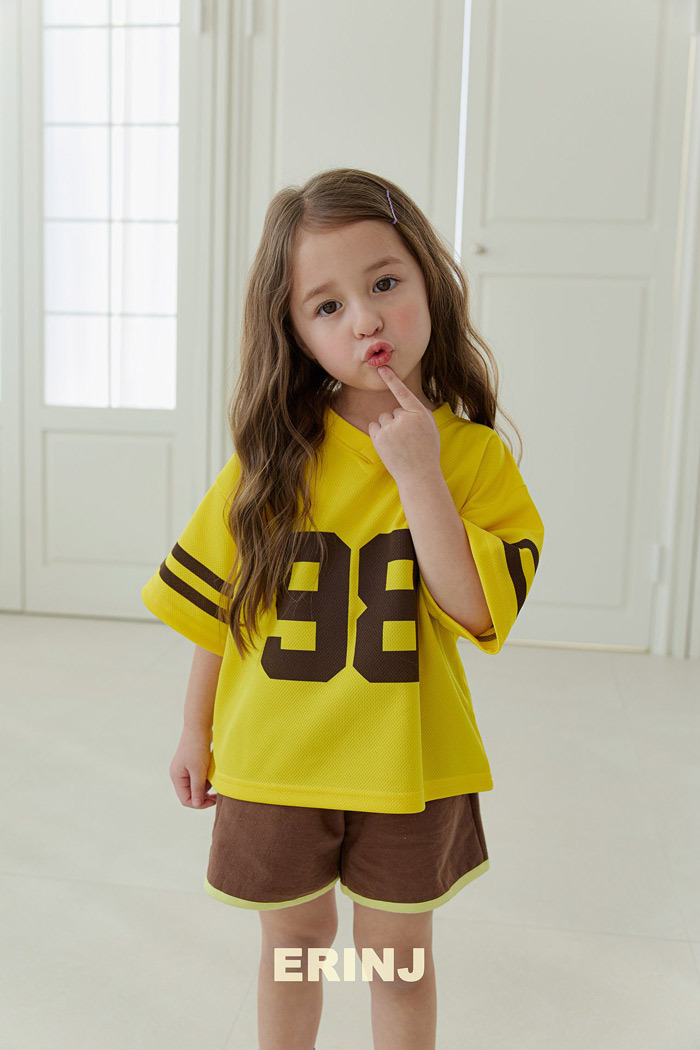 正韓夏Erin_J 兩色螢光拼接運動褲