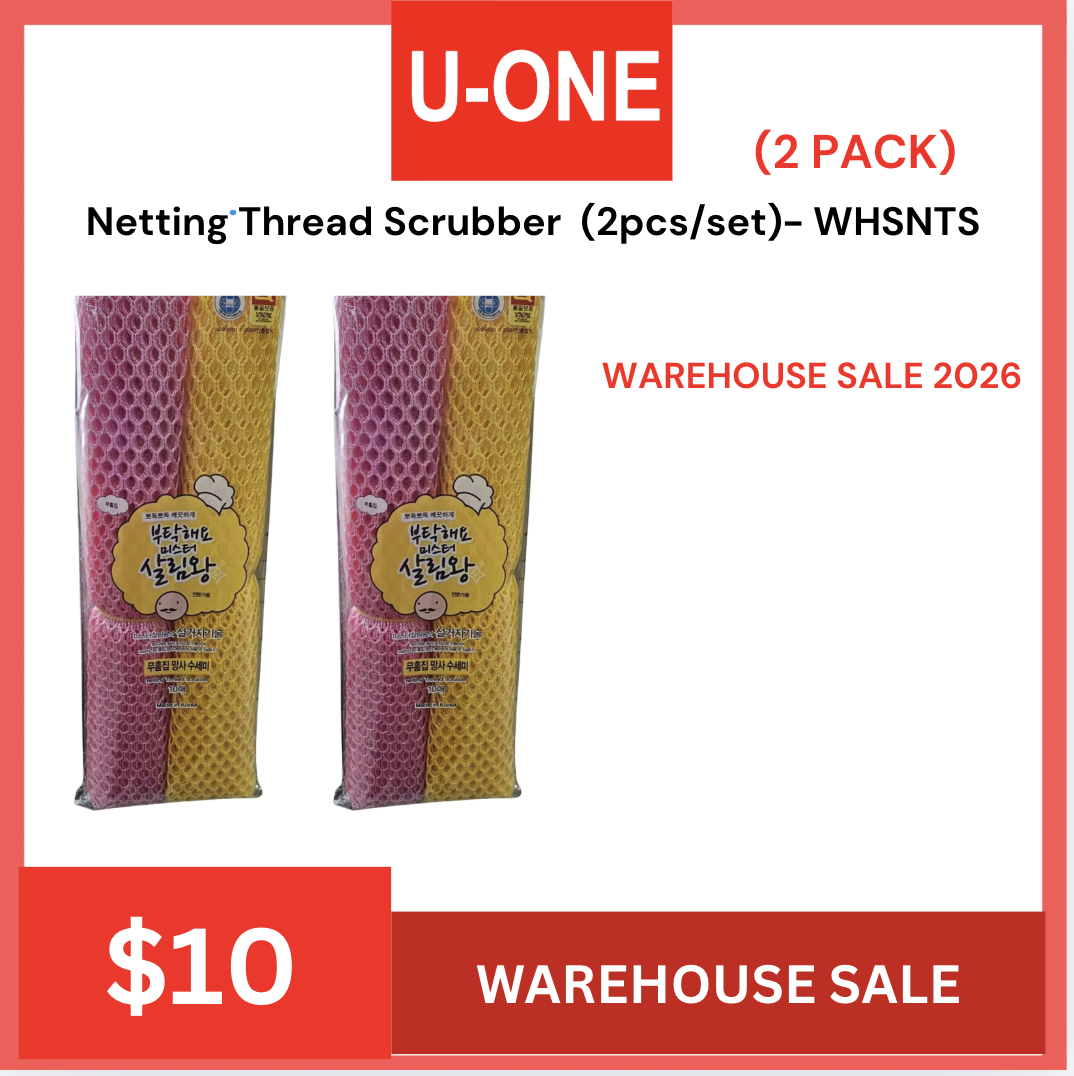 WAREHOUSE SALE Netting Thread Scrubber  (2pcs/set)- WHSNTS