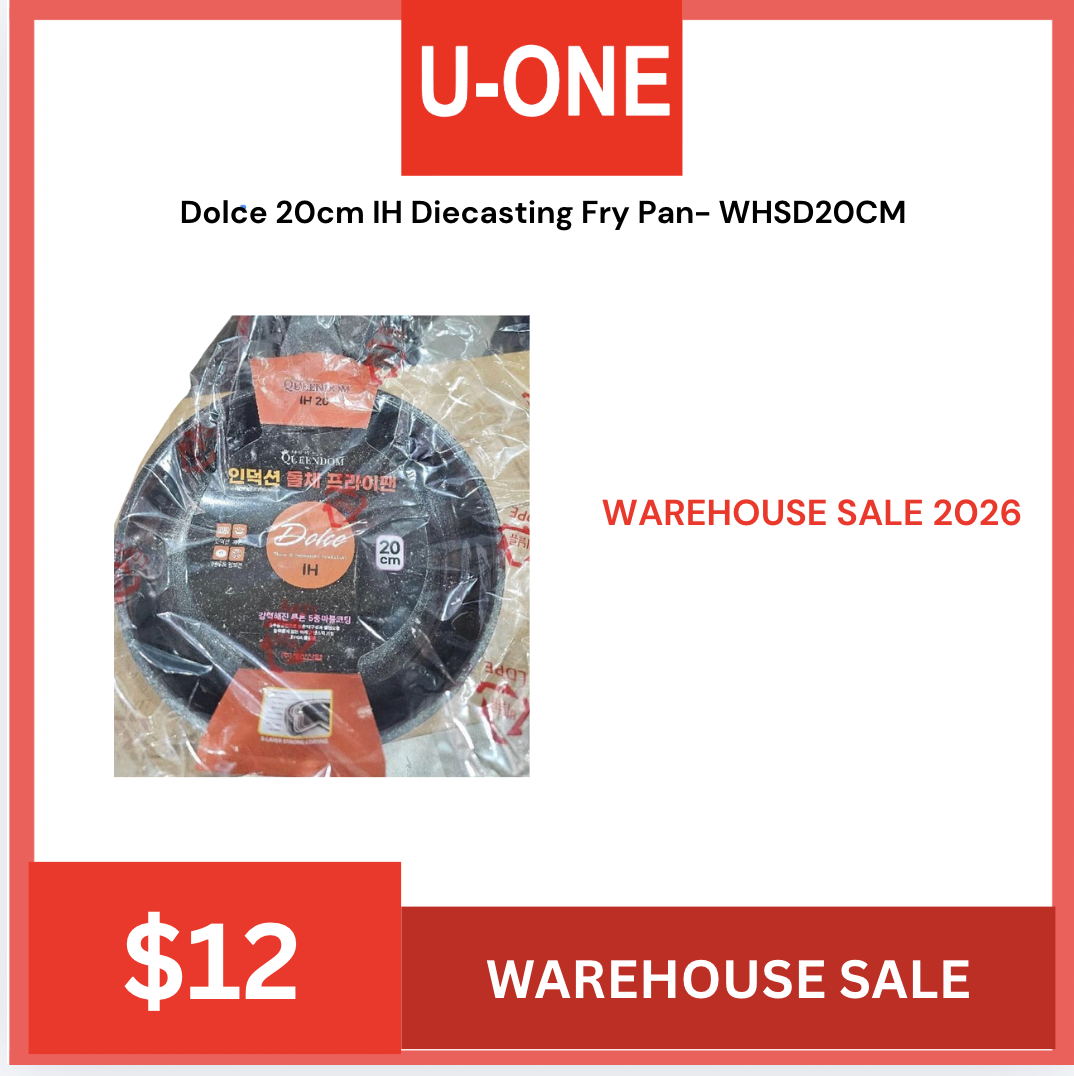 WAREHOUSE SALE Dolce 20cm IH Diecasting Fry Pan- WHSD20CM