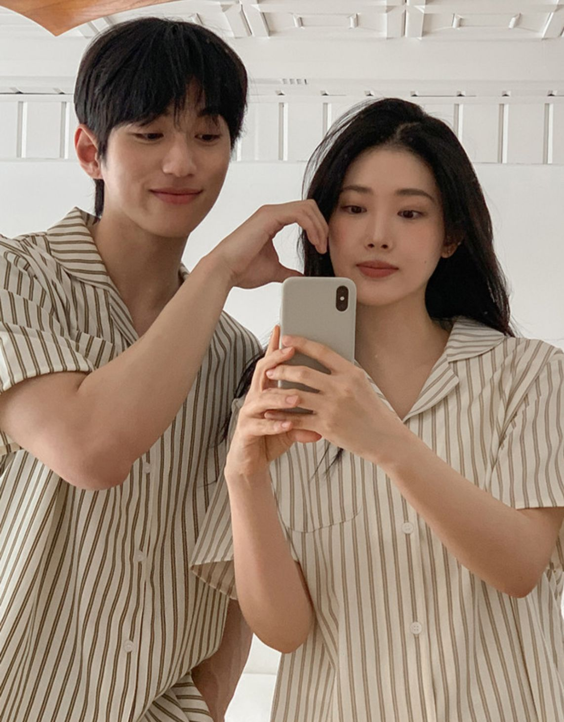 JUUNEEDU直間睡衣(杏色)