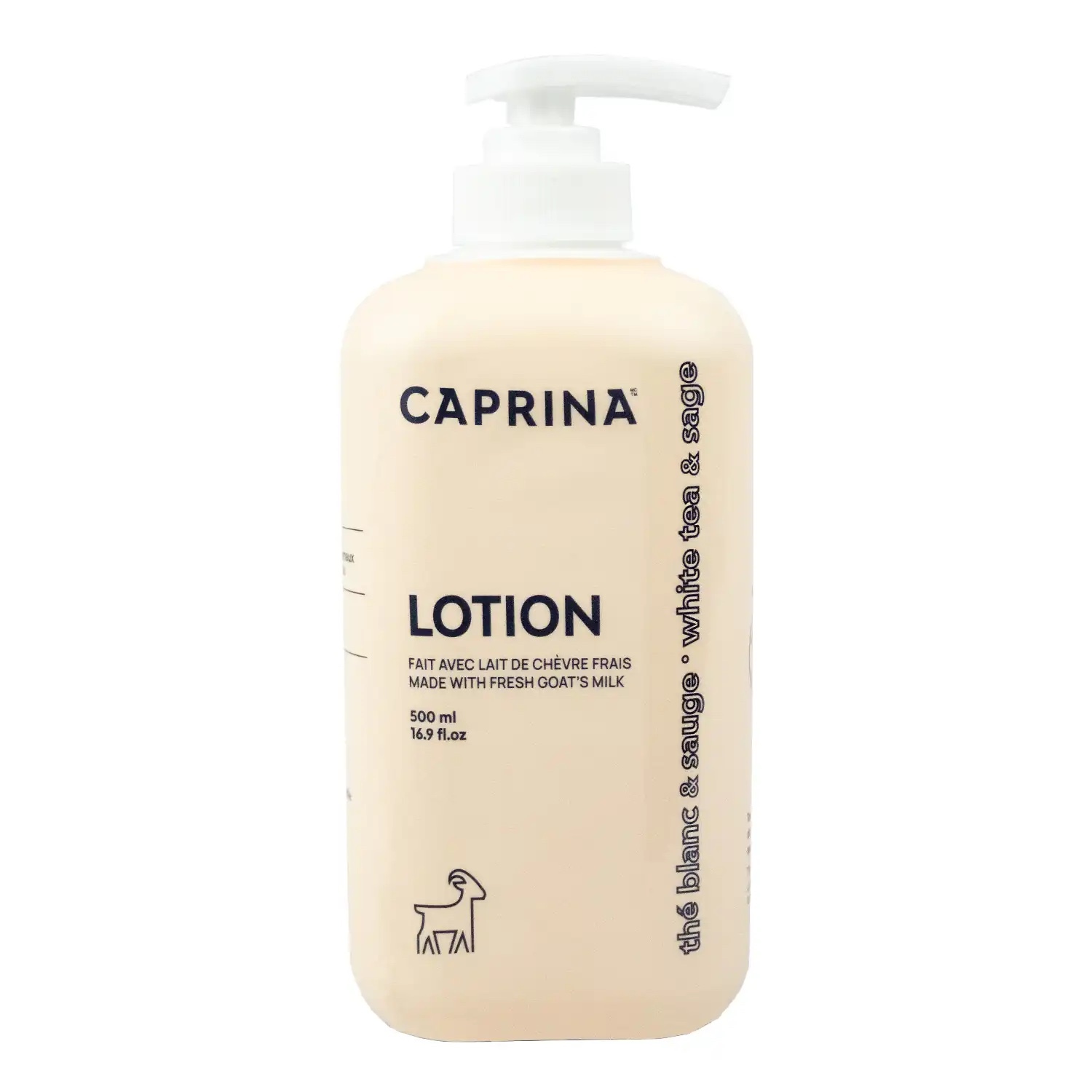 RV11 Caprina 鮮山羊奶保濕乳  - 白茶鼠尾草 Caprina Body Lotion -  White Tea & Sage 500ml **到期日: 約2029/12