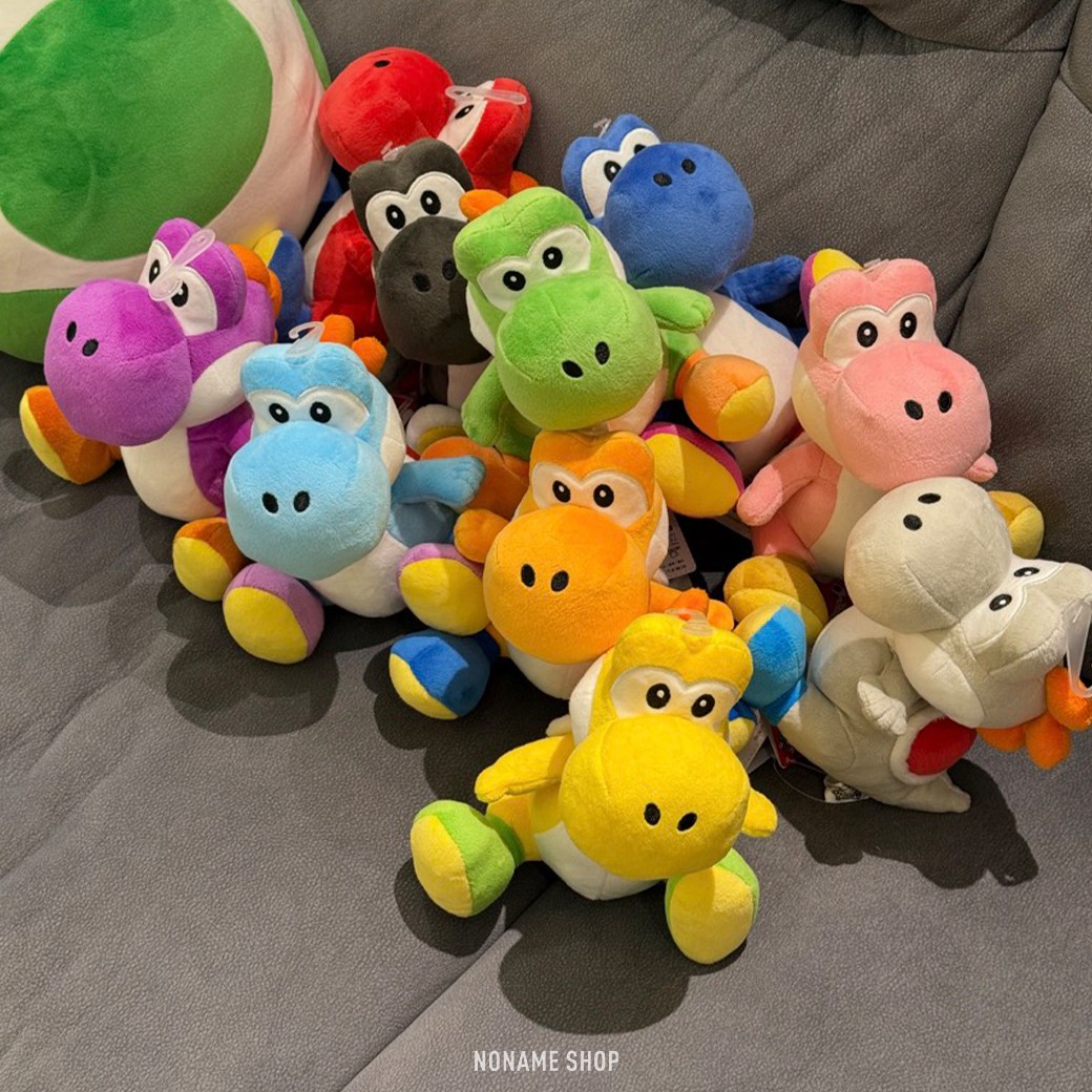 日本 任天堂 超級瑪利歐 耀西 YOSHI 彩色 毛絨 娃娃 9色