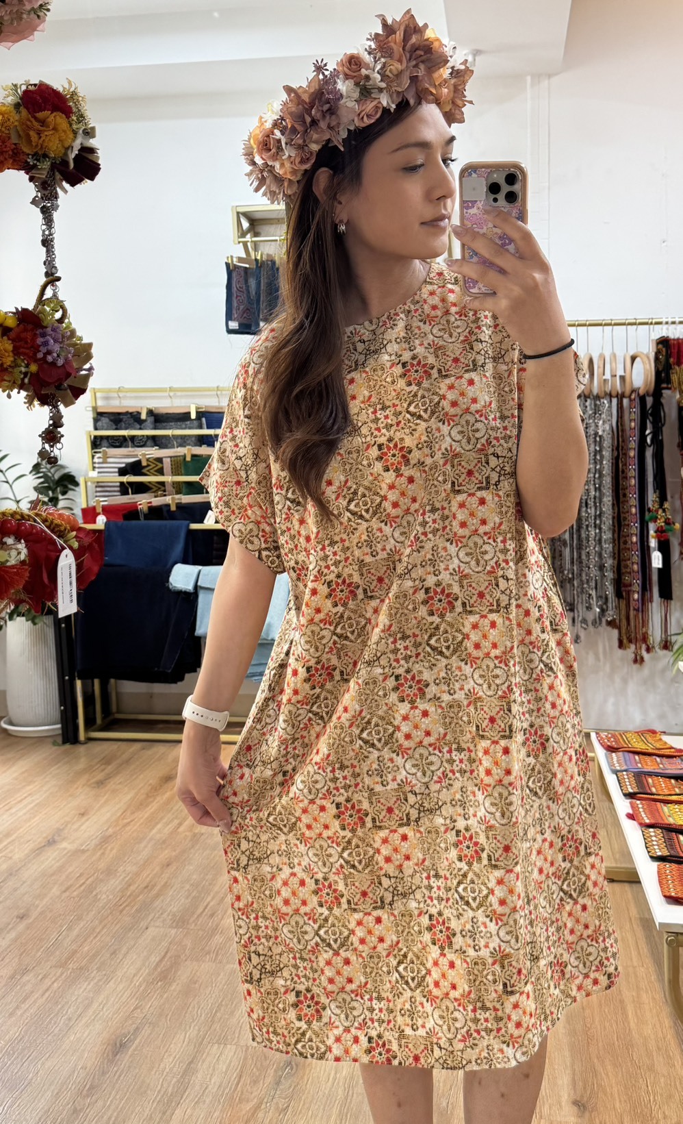 No.13復古碎花洋裝