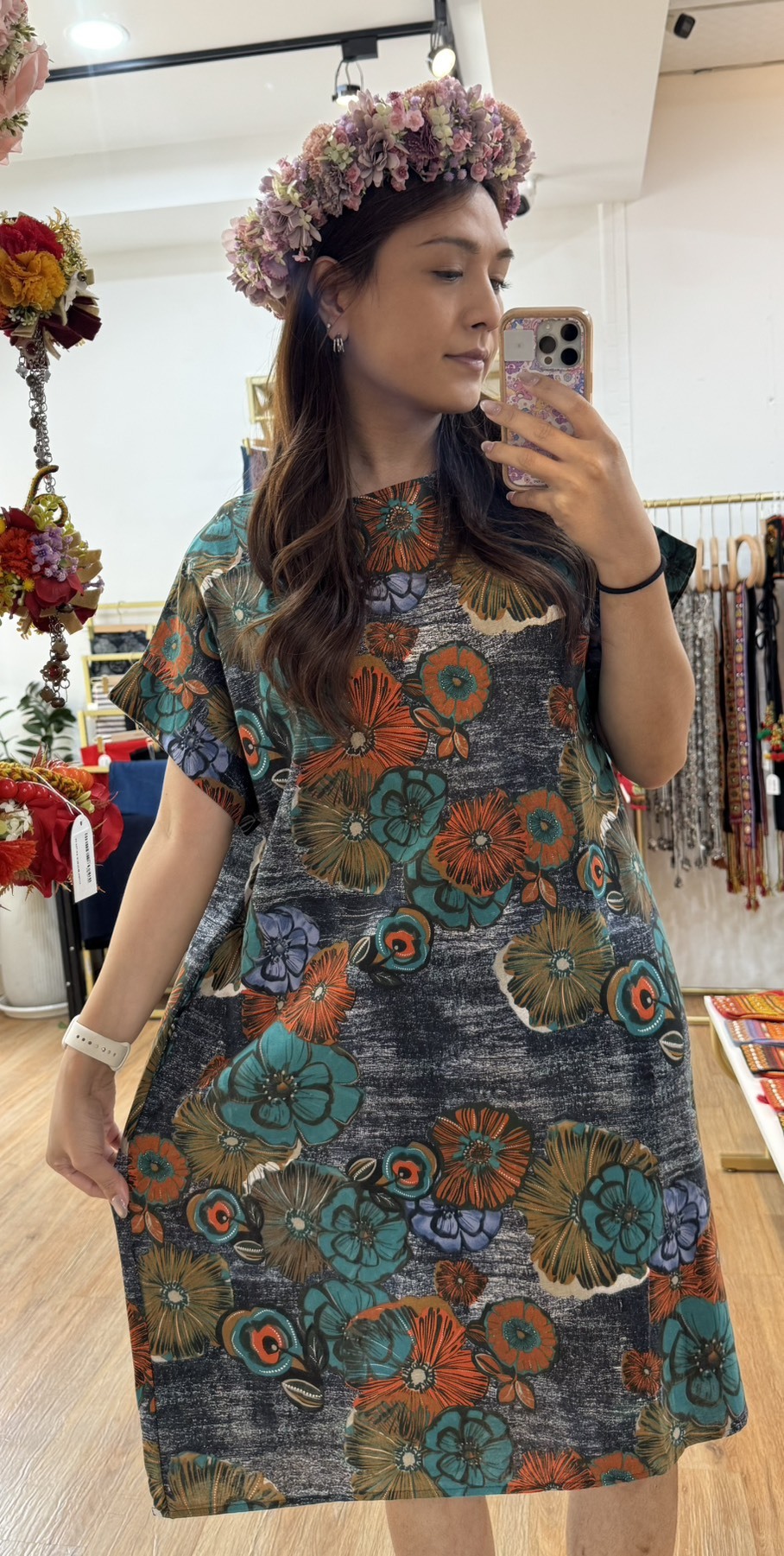 No.17復古碎花洋裝