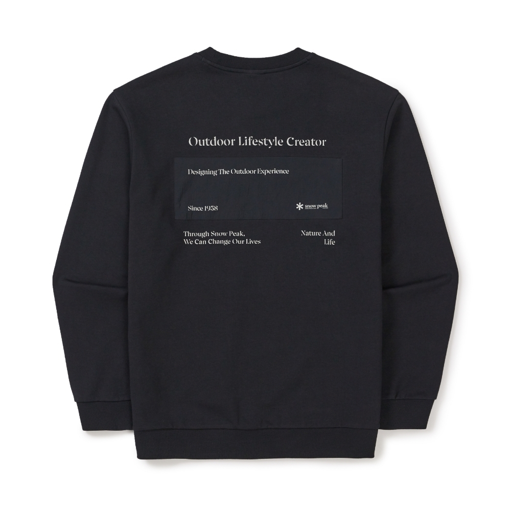 【BTS V同款❄️】Snow Peak 梭織 貼布 大學T 長袖 三色