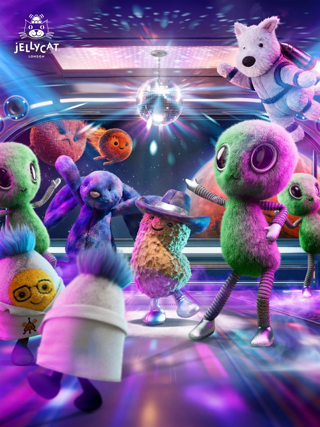 JELLYCAT 太空限定系列