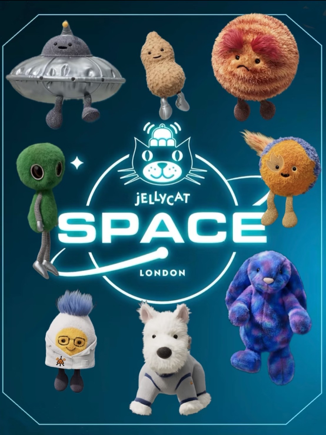 JELLYCAT 太空限定系列