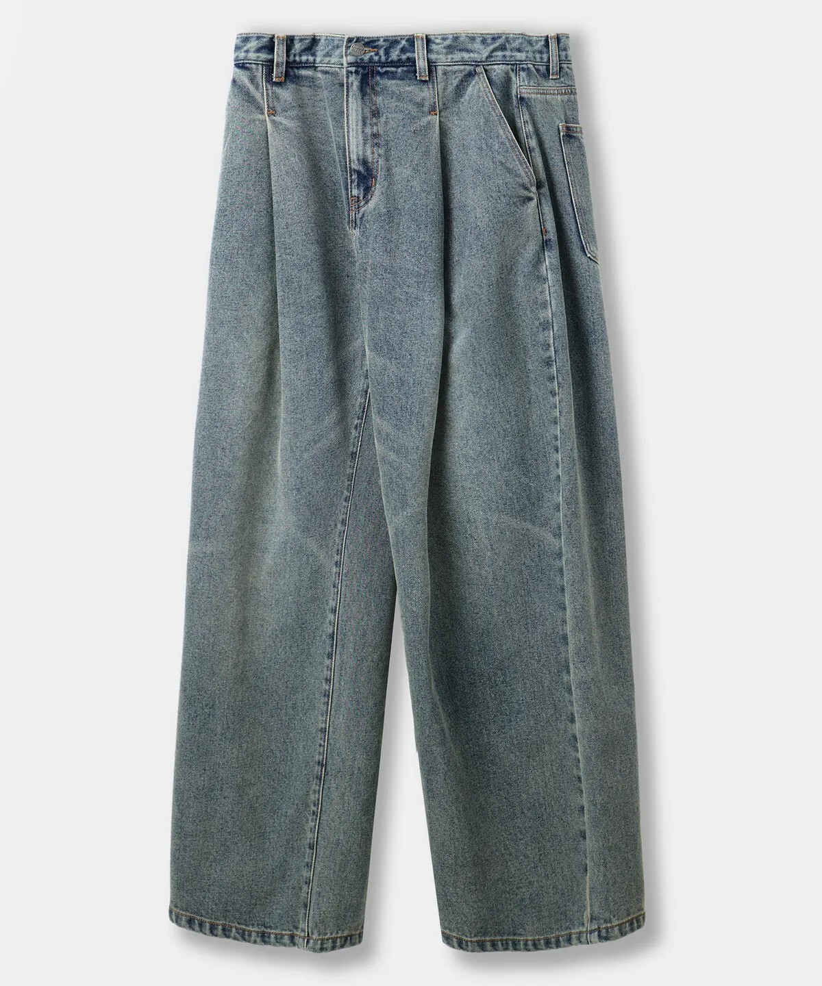 【OWN】Dimitri Black 寬褲 長褲 牛仔褲 單摺 舒適 百搭 復古 街頭 不分男女 藍色 灰色 黑色 復古刷黃