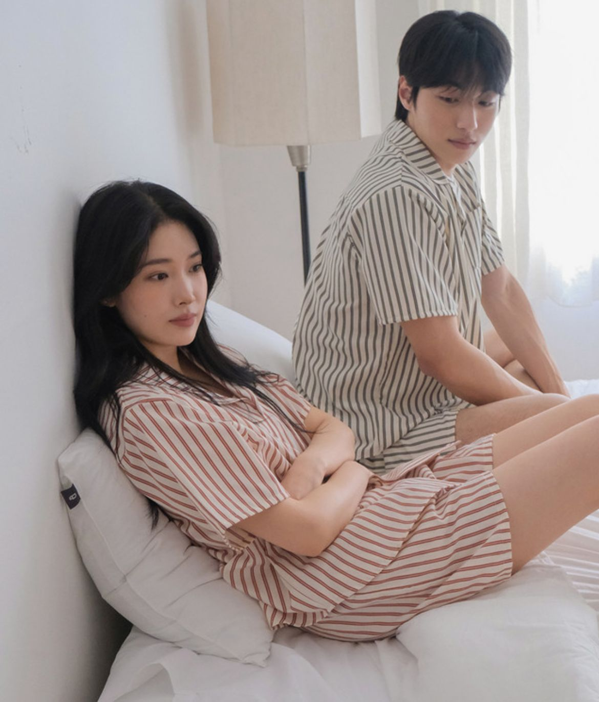 JUUNEEDU直間睡衣(酒紅色)