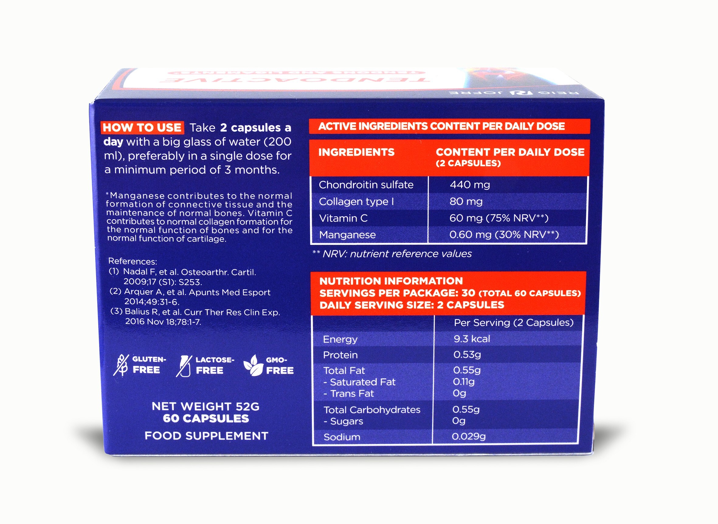 Tendoactive™ 活康腱  ---  肌腱韌帶補充品