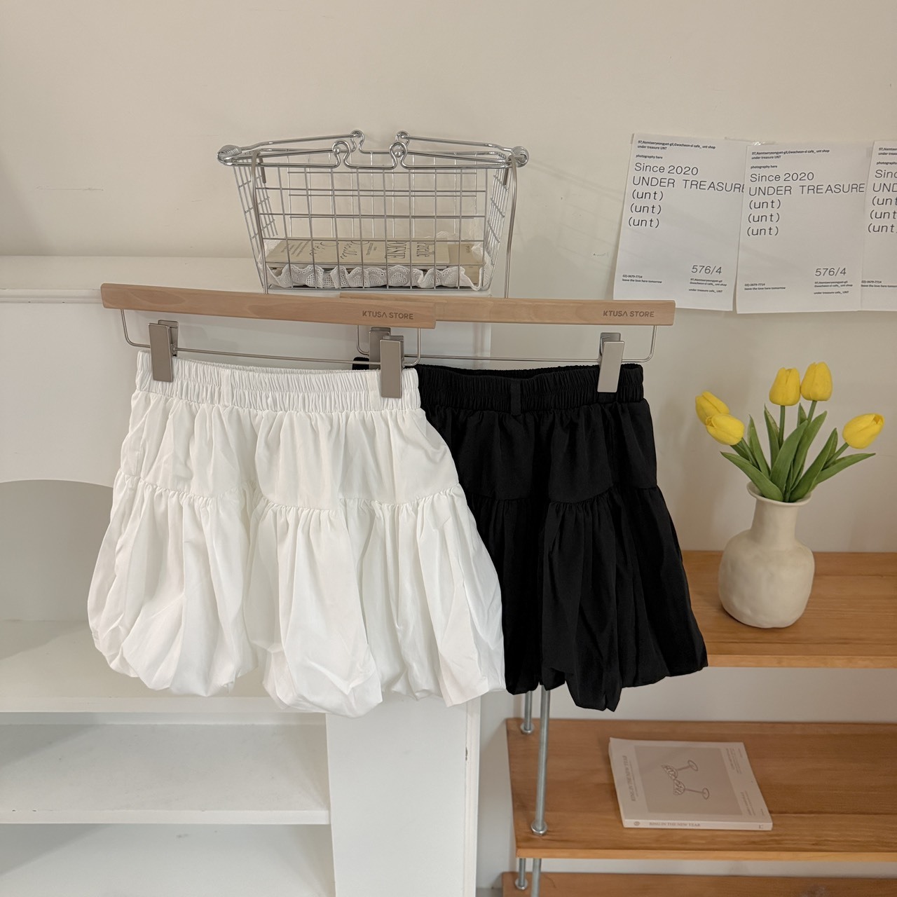 6535附皮帶芭蕾風蛋糕短裙（Ｒ）