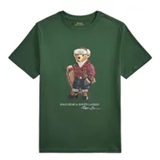 [S] PRL GREEN KIDS POLO BEAR COTTON TEE, 323981260-002 (SRL244)