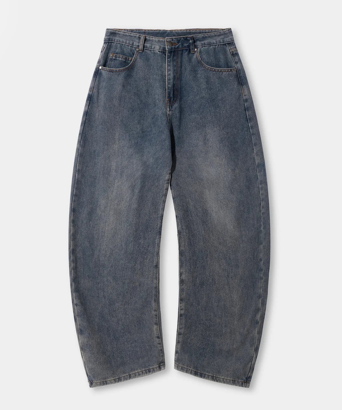 【OWN】Dimitri Black 寬褲 長褲 弧形 牛仔褲 舒適 百搭 復古 街頭 春夏 不分男女 刷白藍 刷黃深藍 條紋藍 條紋黑