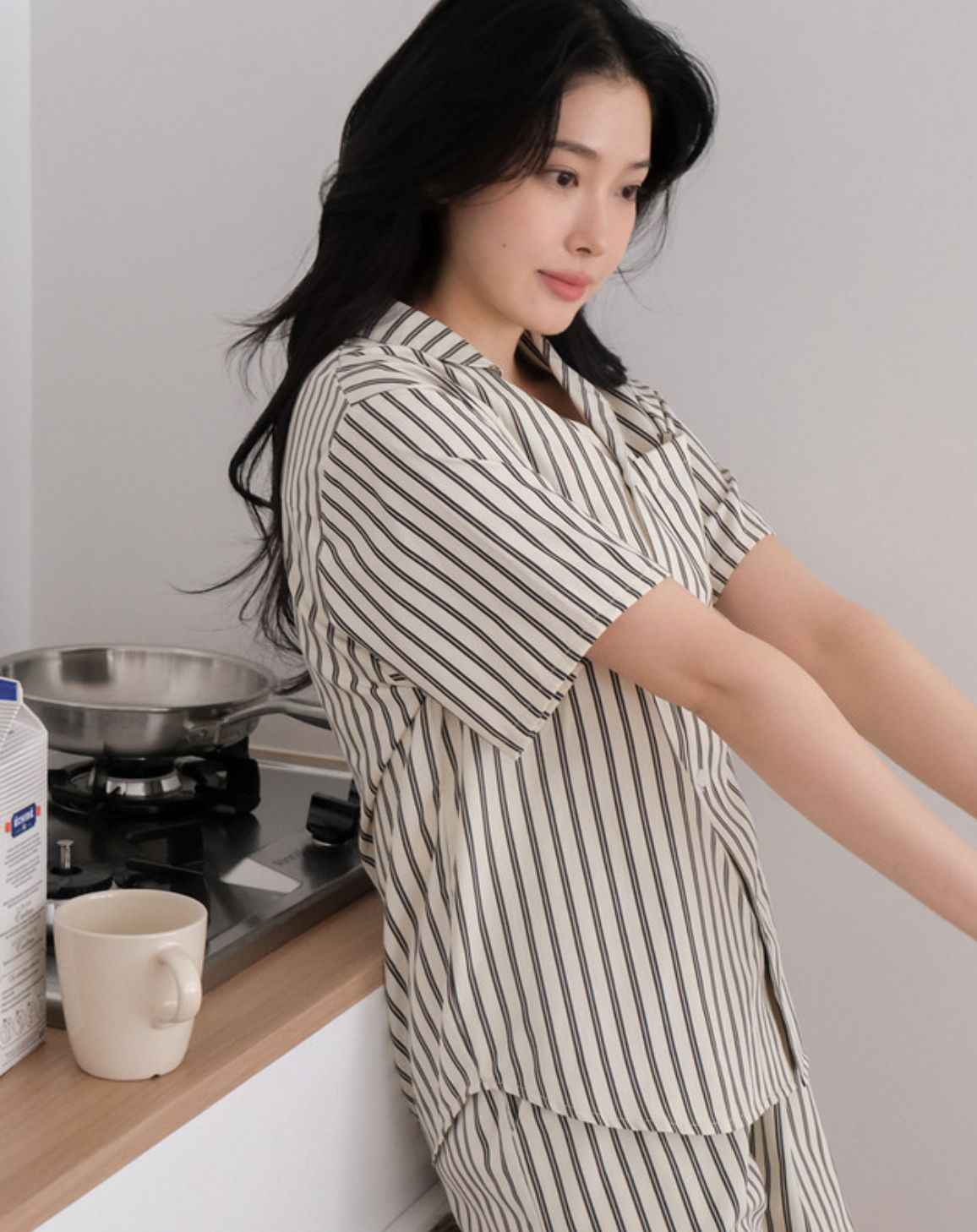 JUUNEEDU直間睡衣(深藍色)