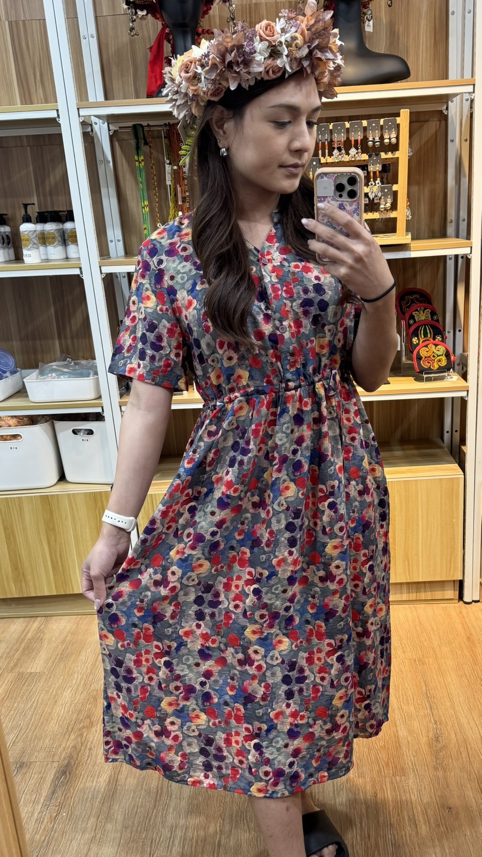 No.21復古碎花洋裝