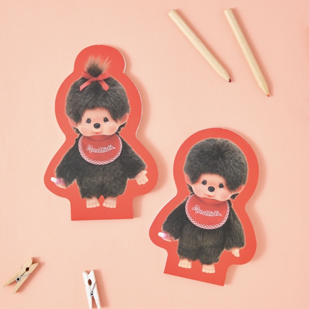MONCHHICHI 蒙奇奇 造型便條紙 LIST 筆記 紀錄