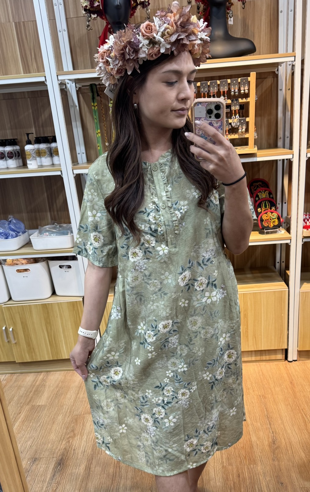 No.22復古碎花洋裝