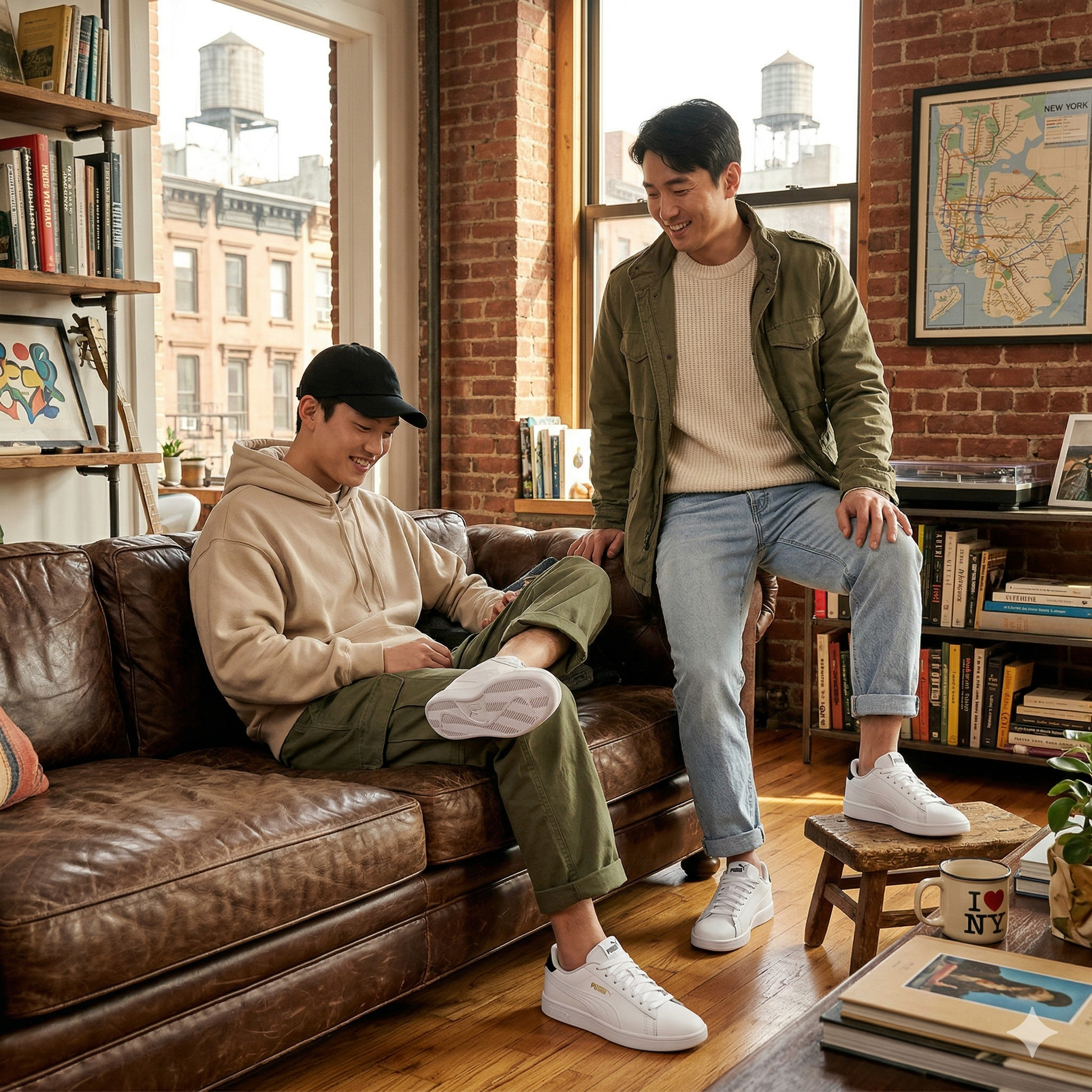 【預購】H032702 PUMA 男款網球風格休閒鞋