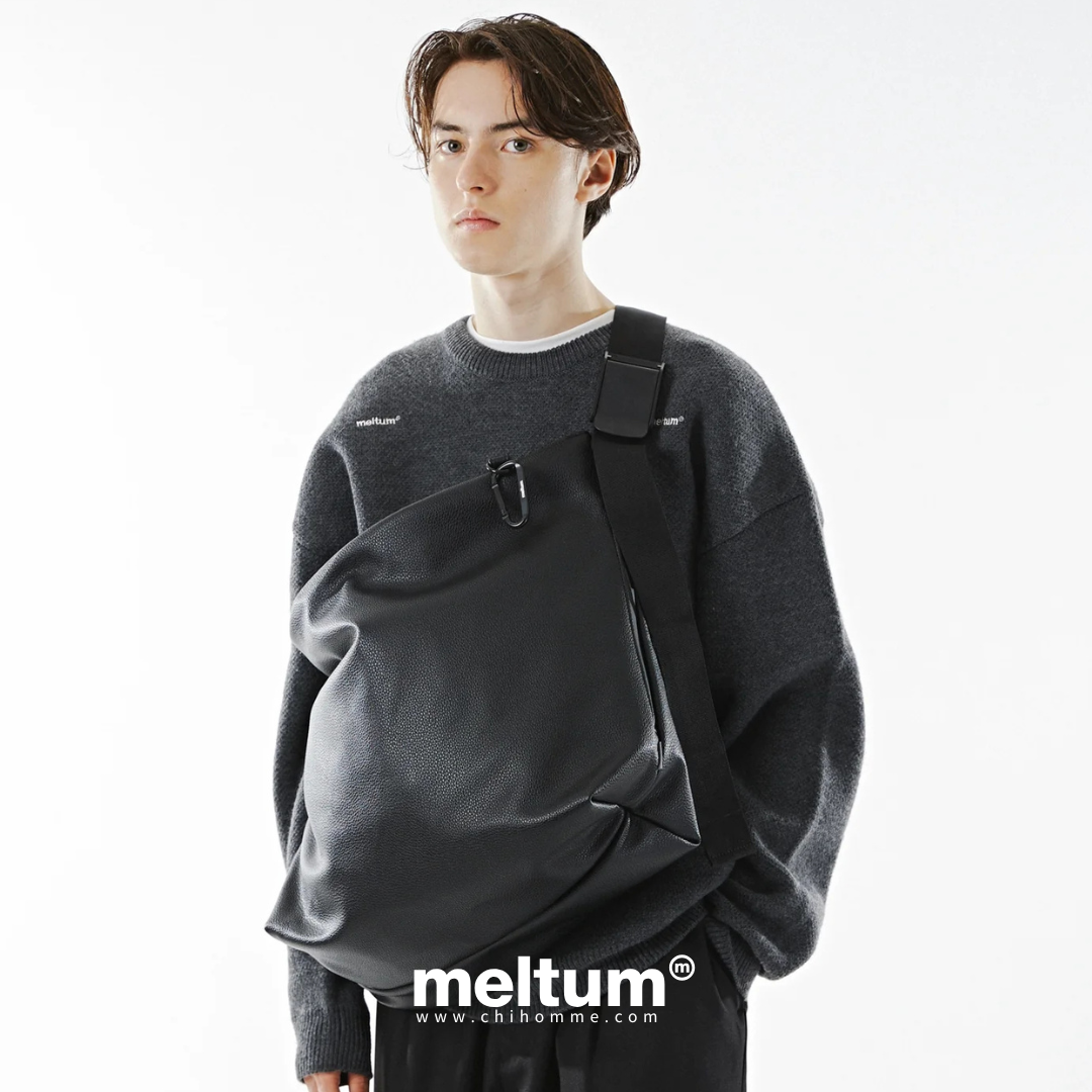 Leather Messenger Bag 合成皮革郵差包