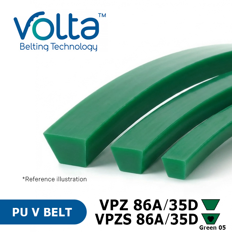 Volta PU 三角帶 - VPZ / VPZS 86A/35D 綠色05