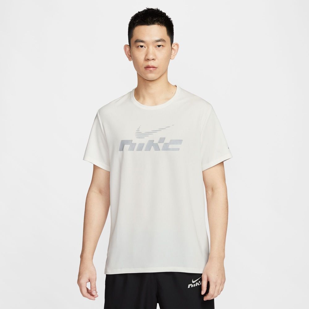 NIKE 短T AS M NK DF UV MILER FLASH SS 米色 快乾 運動 短袖 男 IB4128-133
